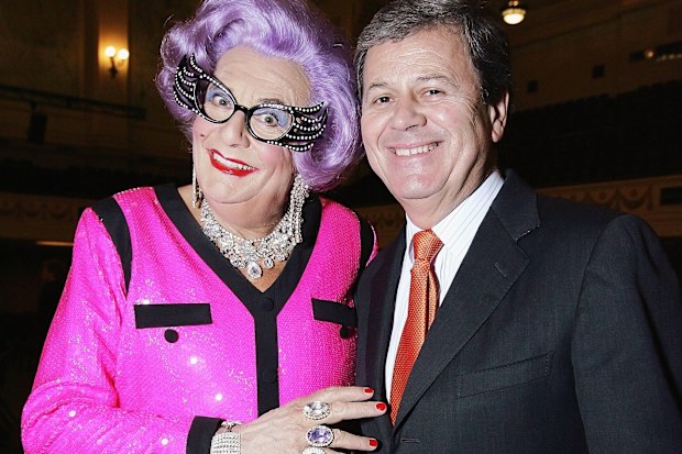 dame edna and barry humphries