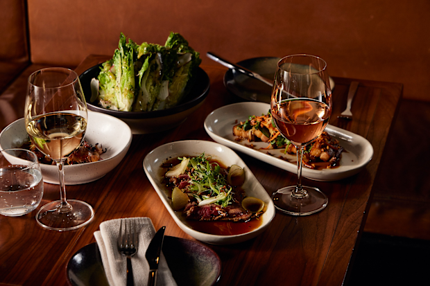 A meal at the Coal Cellar + Grill at the Hilton Adelaide