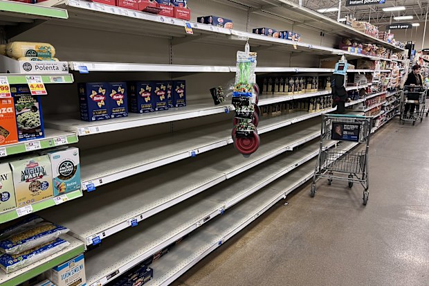 Pasta shortage