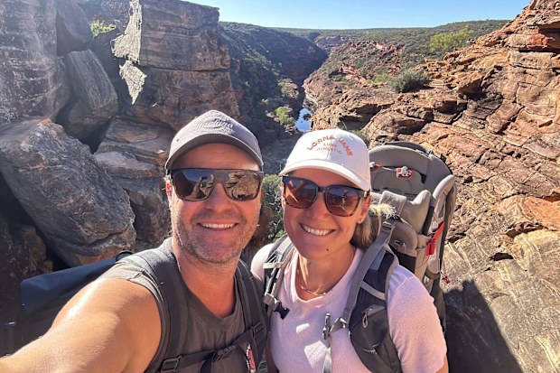 Dan and Naomi Toohey travelling Australia