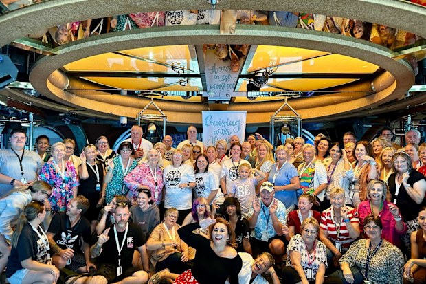 honida beram on her last p&o cruise