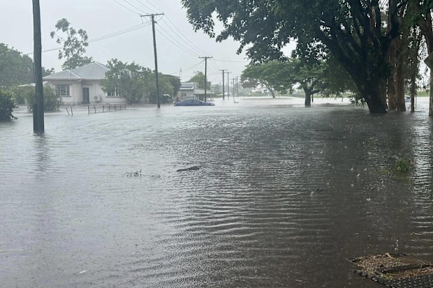 Flooding in Ingham, Queensland