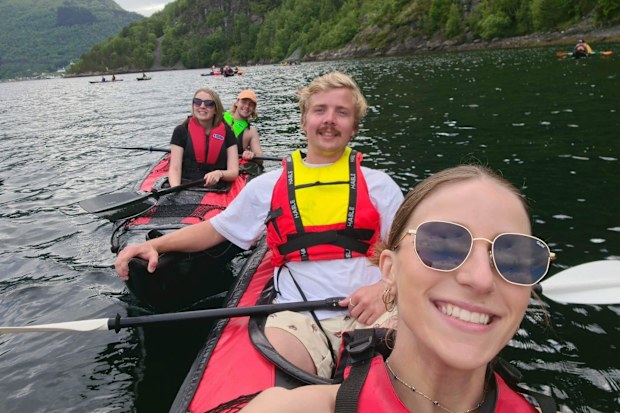 Teagan Devitt quickly made friends on Contiki despite the wide range of ages.