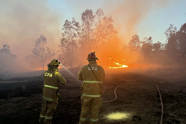 Pictures uploaded to Facebook on the Sassafras-Ferny Creek Fire Brigade CFA page. This was the caption they put on the images: One Sassafras-Ferny Creek vehicle and crew was dispatched last night to help with the fires in the Longwood area. We ish them a safe and successful deployment.  Rest assured we have plenty in reserve to deal with any local incidents!
