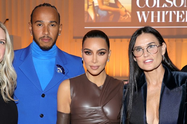Kristina ONeill,  Lewis Hamilton, Kim Kardashian West, Demi Moore, and Kim Jones attend the WSJ. Magazine 2021 Innovator Awards sponsored by Samsung, Harry Winston, and Remy Martin at MOMA on November 01, 2021 in New York City. 