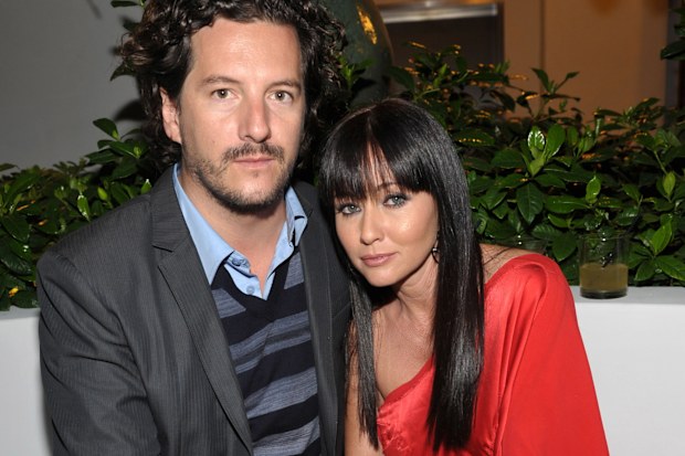 Shannen Doherty and Kurt Iswarienko