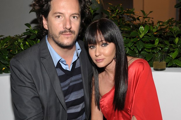 Shannen Doherty and Kurt Iswarienko