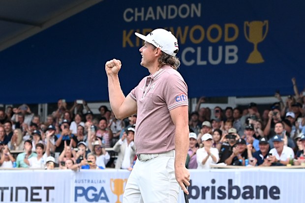 Cameron Smith sends an adoring home crowd to seventh heaven with victory in the Australian PGA Championship.
