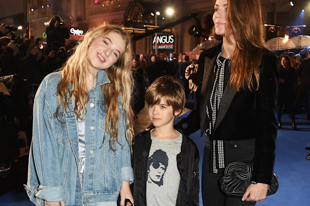 Anais Gallagher, Donovan Gallagher and Sara MacDonald at the European Premiere of Fantastic Beasts And Where To Find Them on November 15, 2016 in London, England.