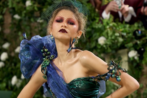 Zendaya at The 2024 Met Gala Celebrating "Sleeping Beauties: Reawakening Fashion" at The Metropolitan Museum of Art on May 6, 2024 in New York City. 