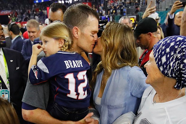 Tom Brady and Gisele Bundchen Super Bowl