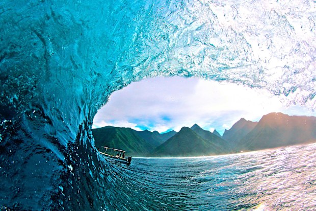 Winter, between November and April is best for surfing in Tahiti.
