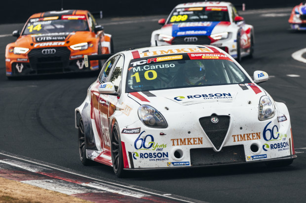 The Alfa Romeo that Tom Oliphant will race in the TCR Australia Series.