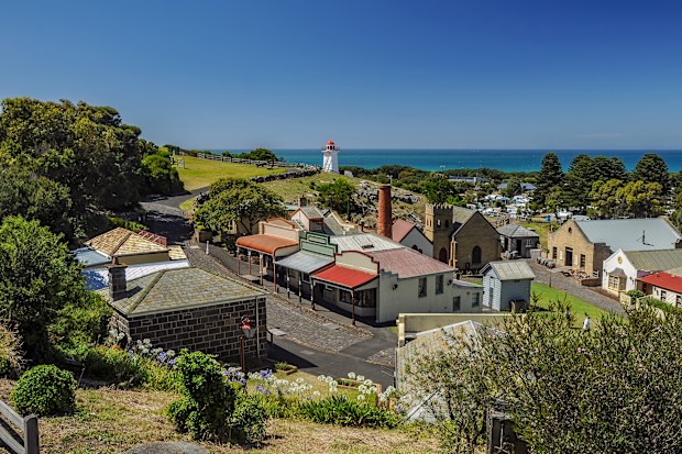 The South West coast of Victoria. Warrnambool. Australian Pacific coast.