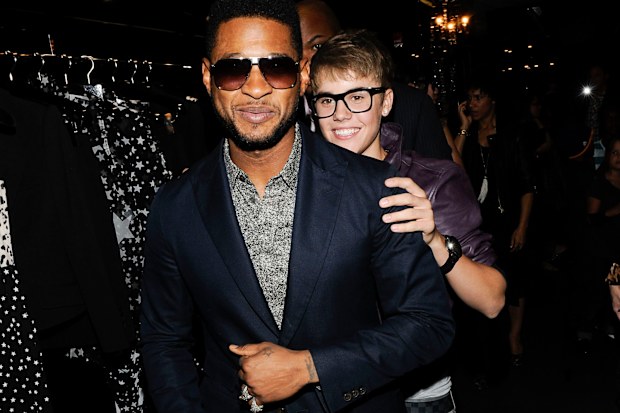 Usher and Justin Bieber