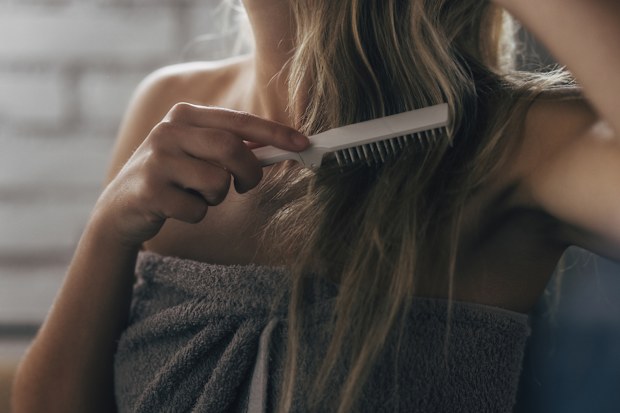 Hairbrush stock photo