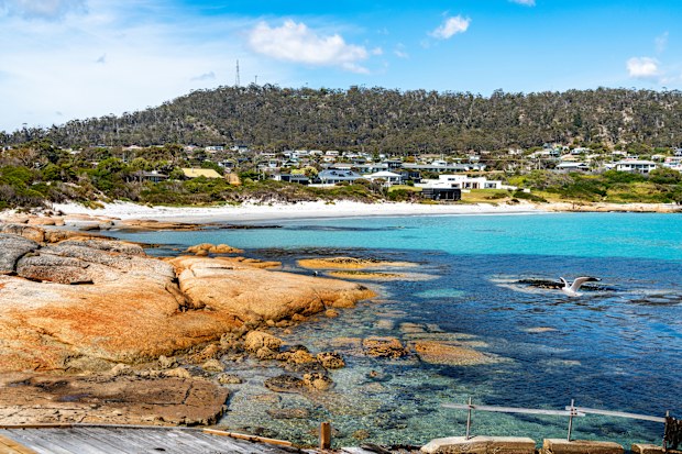 bicheno beach Tasmania, Australia.