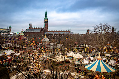 Christmas in Tivoli, Copenhagen, Denmark