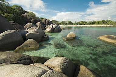 5. Tanjung Tinggi Beach, Belitung, Indonesia
