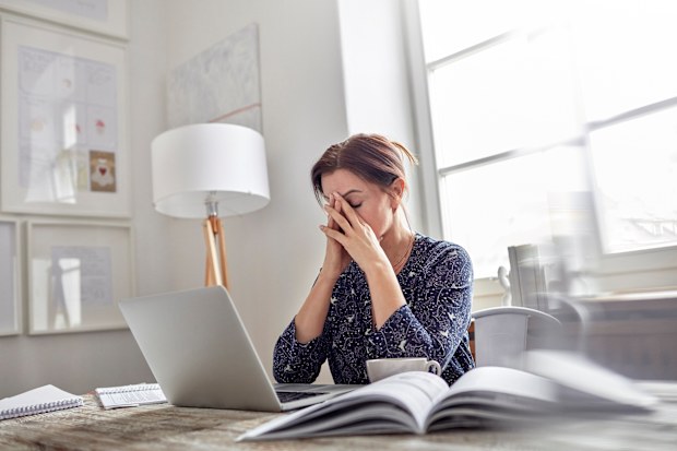 Stressed mum