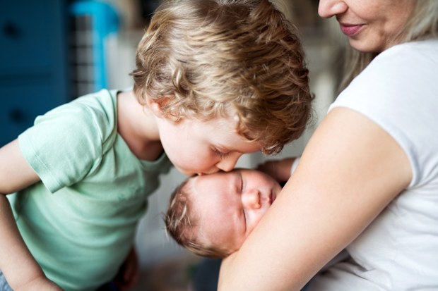 toddler baby sibling 