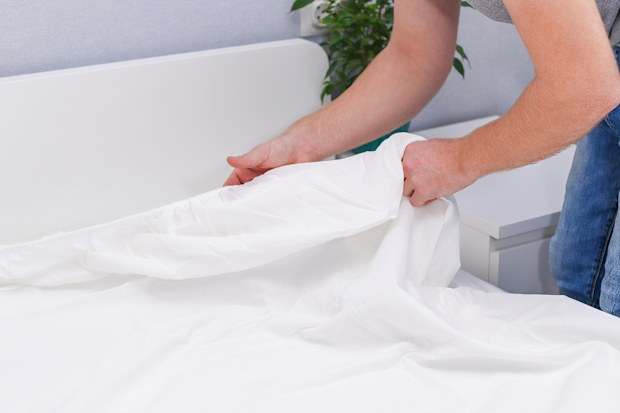 Changing bed sheets