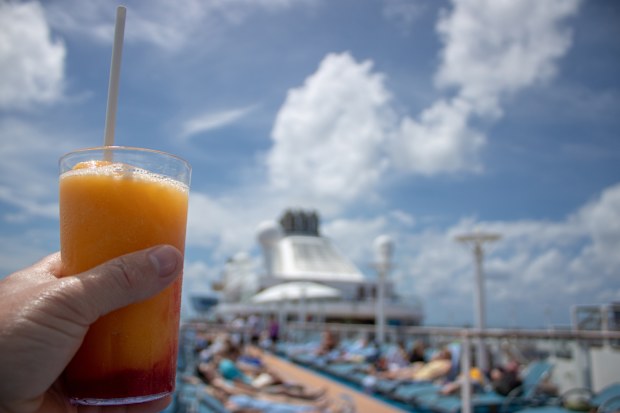 cocktail on a cruise ship