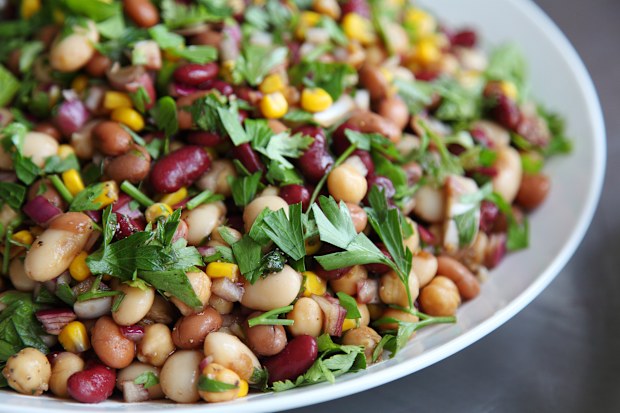 Dense bean salad