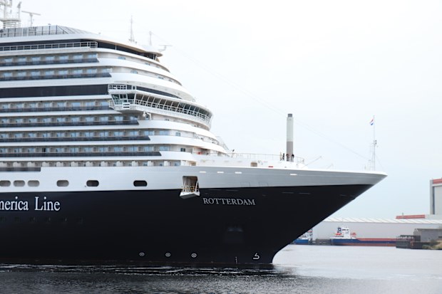 Ijmuiden, The Netherlands - october 17th, 2021: MS Rotterdam Holland America Lin