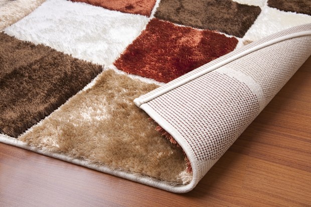 Carpet detail. Living room relaxing carpet.