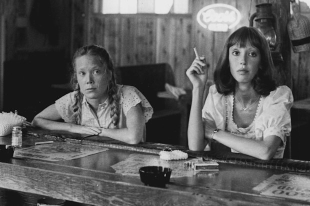 Sissy Sapcek and Shelley Duvall