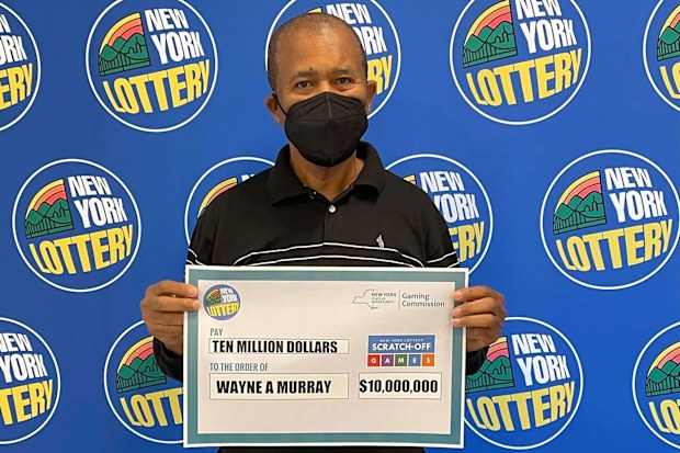 Wayne Murray clinched the $US10 million ($15 million) prize this month in the New York Lottery's 200X scratch-off game – just 16 months after he won the same amount in its Black Titanium scratch-off game