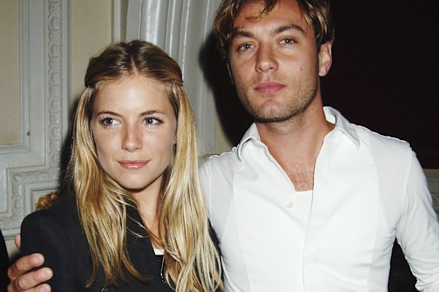 Jude Law and Sienna Miller at the Grand Classics VIP screening of Casablanca at The Electric Cinema on May 24, 2005 in London, England. 