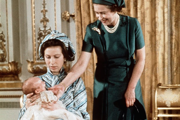 Queen Elizabeth, Princess Anne, Peter Phillips