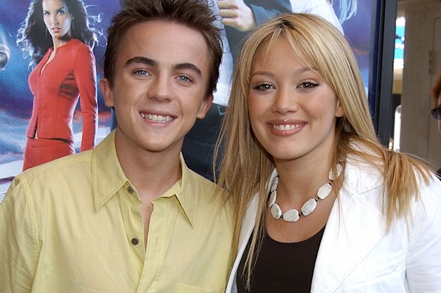 Frankie Muniz and Hilary Duff
