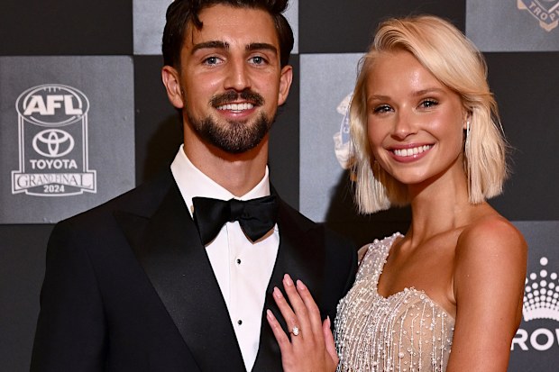 Josh Daicos and Annalise Dalins