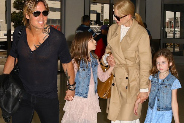 Nicole Kidman, Keith Urban, Sunday Rose, Faith Margaret
