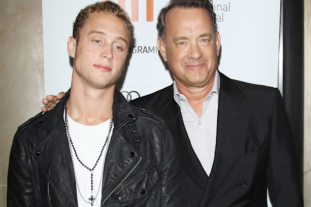 Tom Hanks and son Chet Hanks, Toronto International Film Festival, 2012