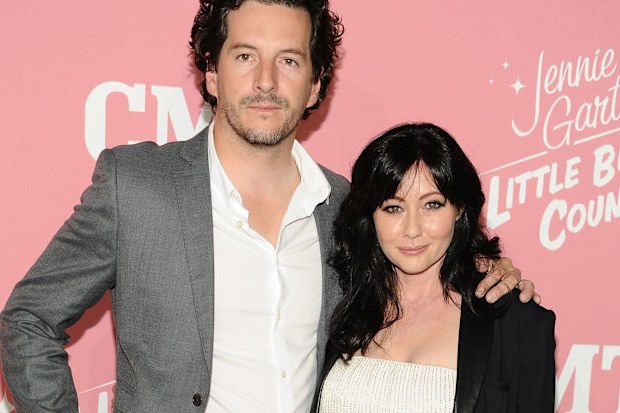 Shannen Doherty and Kurt Iswarienko