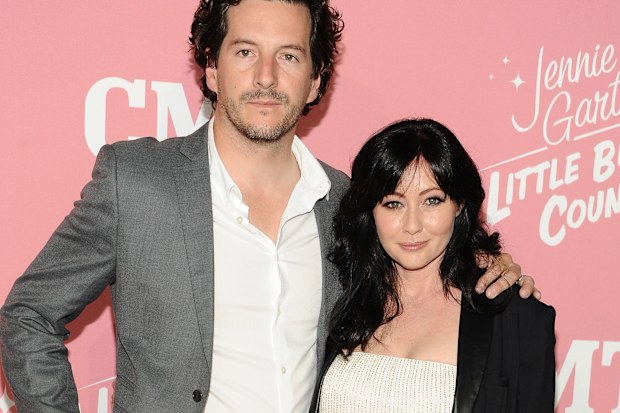Shannen Doherty and Kurt Iswarienko