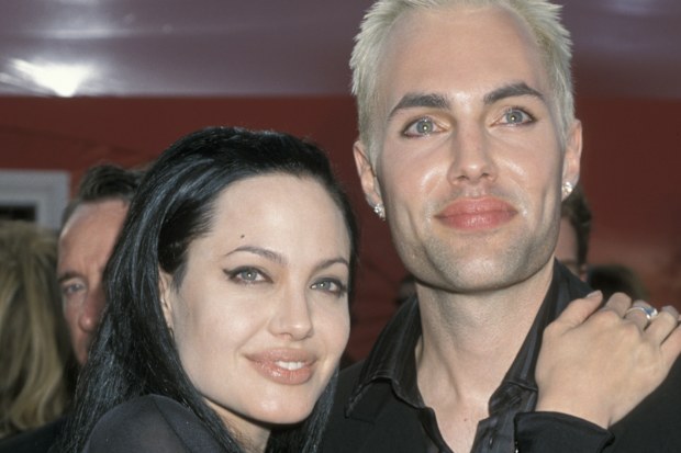 Angelina Jolie and James Haven at the Academy Awards in 2000.