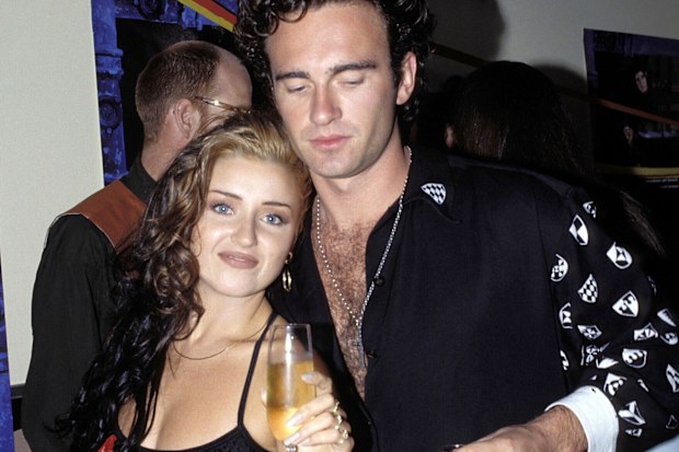 Dannii Minogue and Julian McMahon in 1992