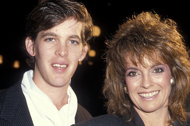 Linda Gray, husband Ed Thrasher, son Jeff Thrasher and daughter Kehly Thrasher in 1982.