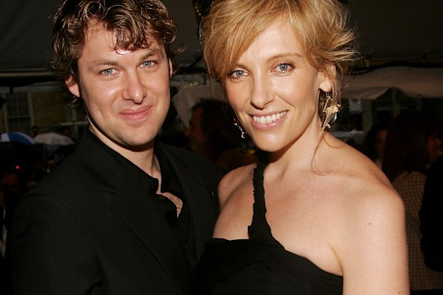 Actress Toni Collette and husband Dave Galafassi attend the gala premiere of "In Her Shoes" at Roy Thomson Hall on September 14, 2005 in Toronto, Ontario, Canada. 