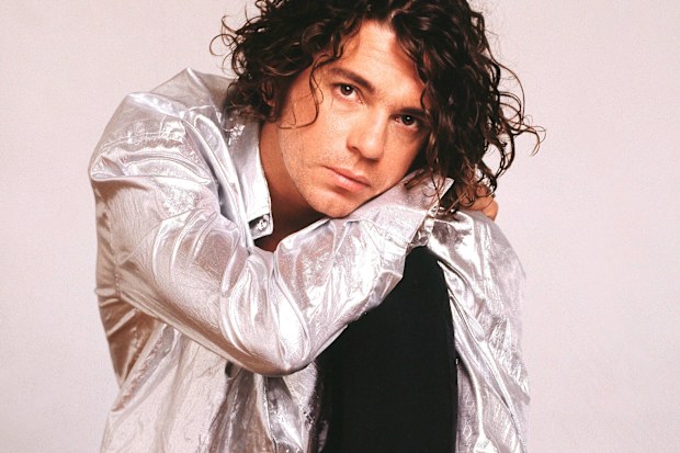 Michael Hutchence of INXS in London, 1990. 