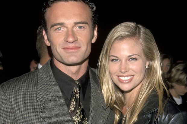 Julian McMahon and Brooke Burns during Cookies Fortune Los Angeles Premiere in Hollywood, California, United States. 