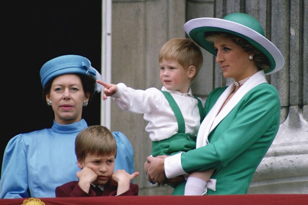 Prince Harry and Princess Margaret relationship