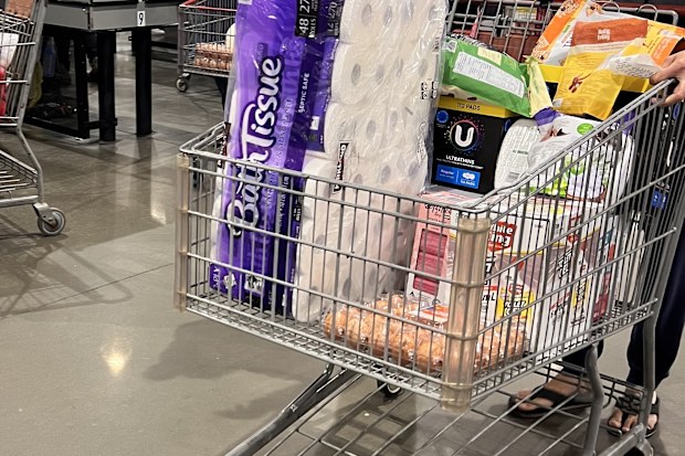 costco most commonly bought items spotted in trolleys at marsden park location in sydney