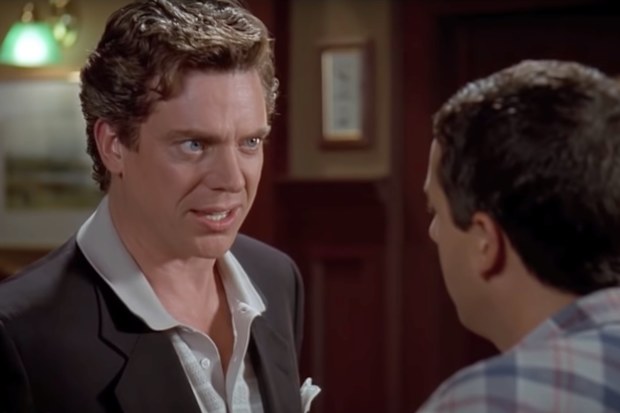 Christopher McDonald and Adam Sandler in Happy Gilmore