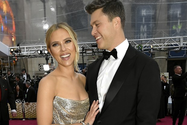 Scarlett Johansson Colin Jost